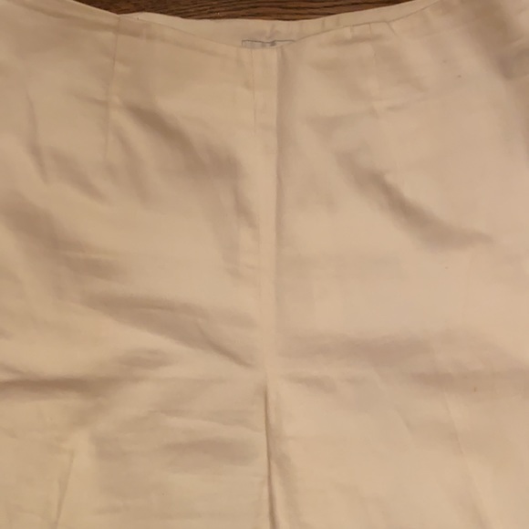 Creamy White Side Zip Capris - Picture 4 of 6